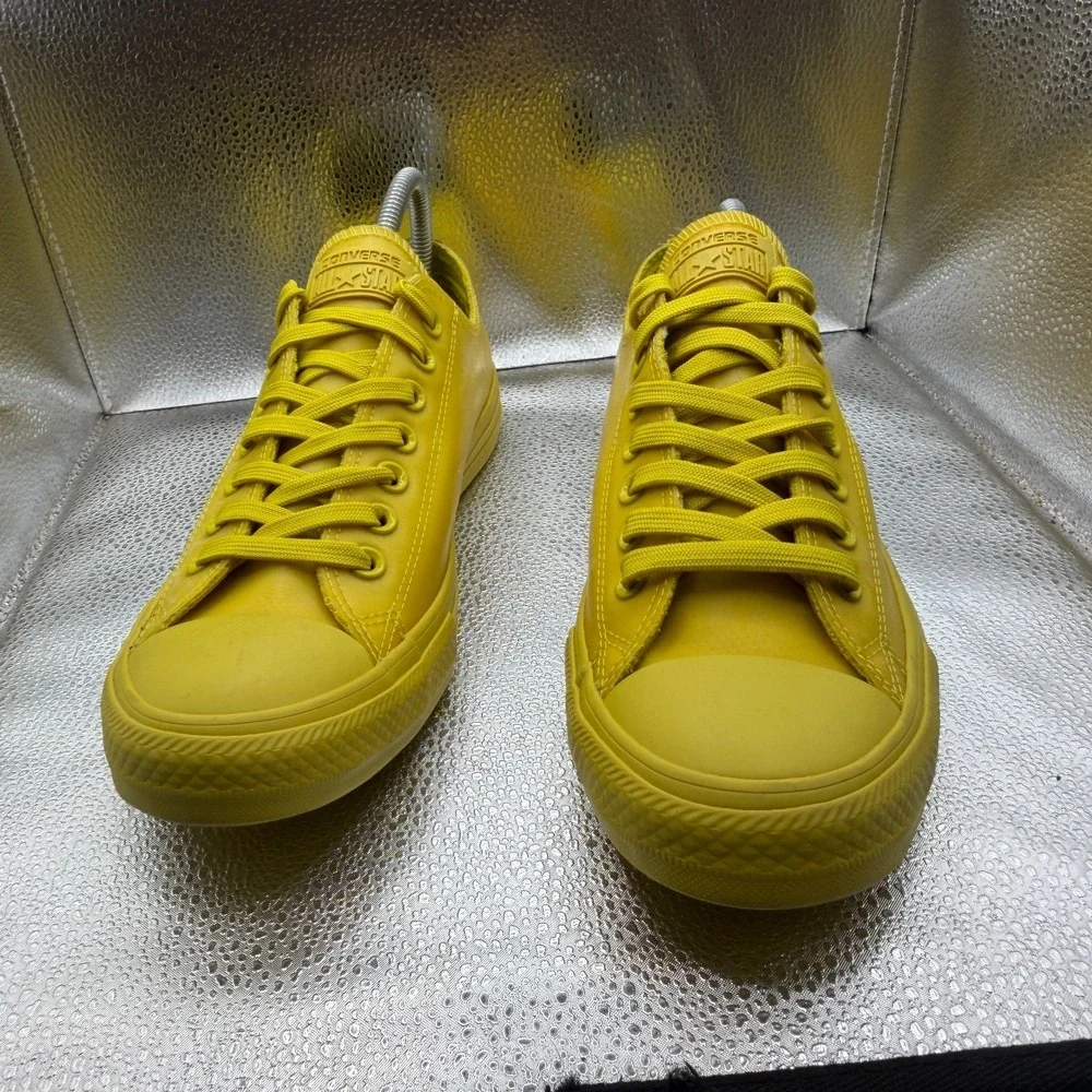 Size 9M/11W Converse Chuck Taylor All Star Low Yellow Mens Sneakers 153806C - Picture 4 of 10